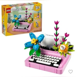 NWT Lego #31169 Creator 3-in-1 Typewriter With Flowers